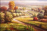 Roberto Lombardi Vineyard View II painting